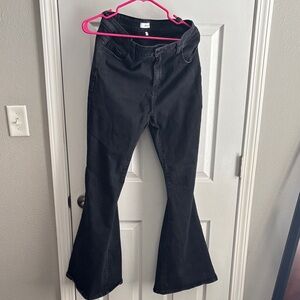 Zenana Outfitters Black Flare Pants